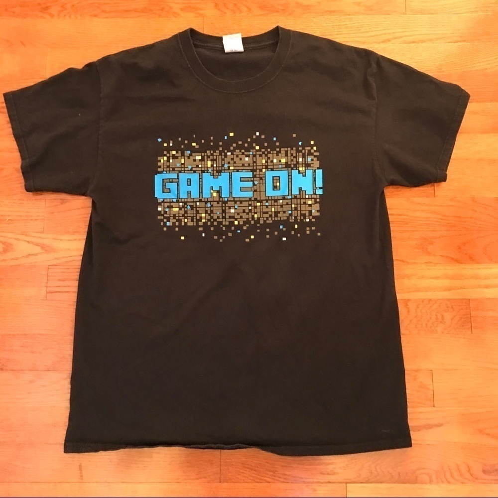 ARCADE GRAPHIC FONT RELIGIOUS SHIRT. LARGE